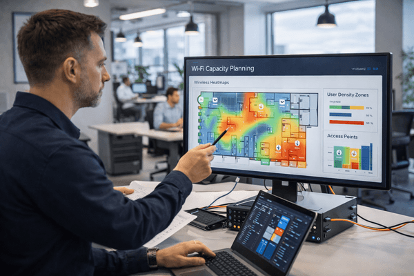 Планирование Wi‑Fi в офисе: как рассчитать емкость заранее